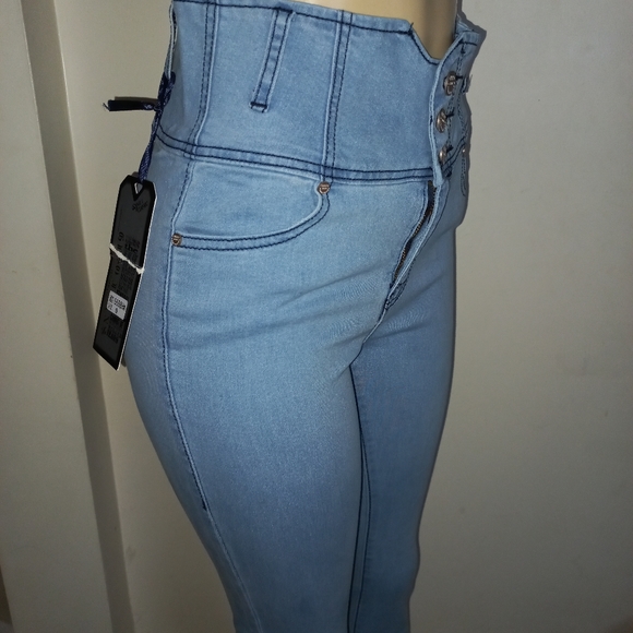 NWT Geso High Waist Stretch Skinny Jeans Womens Size 9 - Picture 8 of 13